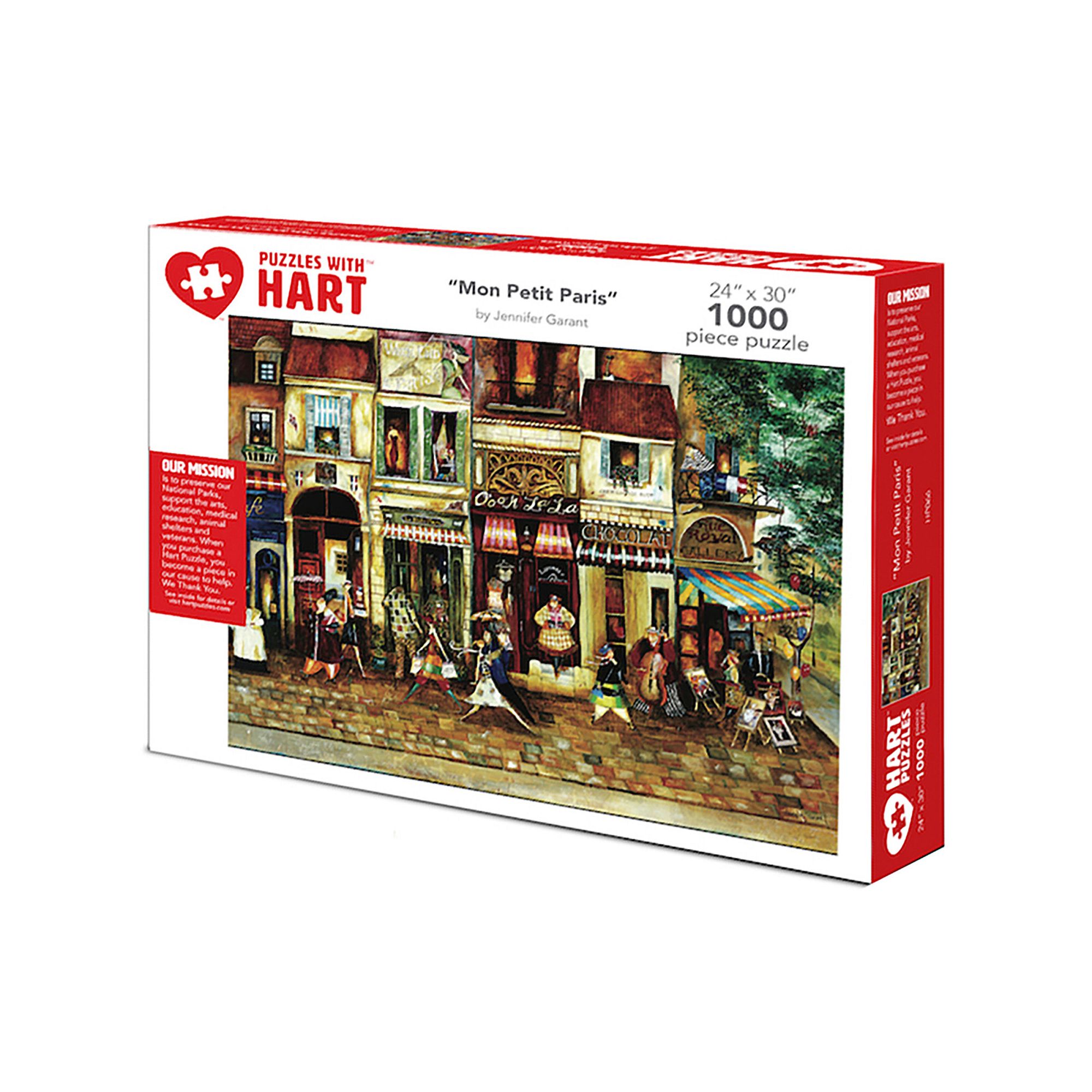Hart Puzzles Mon Petit Paris 1000 Piece Puzzle, Multi