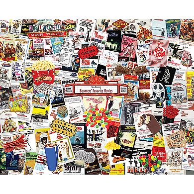 Hart Puzzles Boomers' Favorite Movies 1000 Piece Puzzle