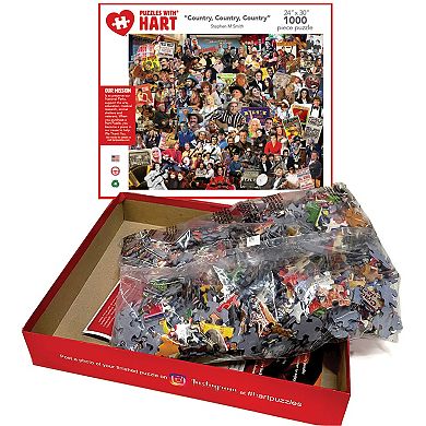 Hart Puzzles Country, Country, Country 1000 Piece Puzzle