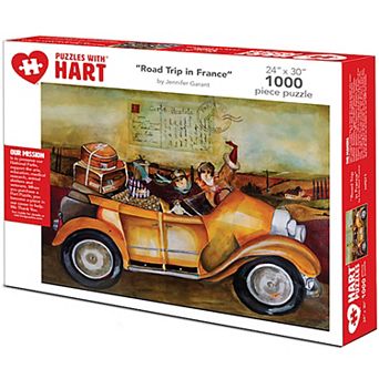 Hart Puzzles Road Trip in France 1000 pc Puzzle