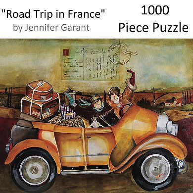 Hart Puzzles Road Trip in France 1000 Piece Puzzle