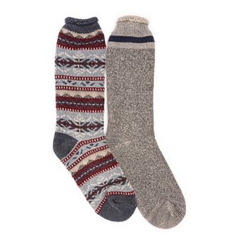 Men's MUK LUKS 2-Pack Heat Retainer Socks