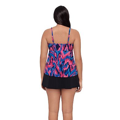 Women's Trimshaper Leona Tankini Swim Top