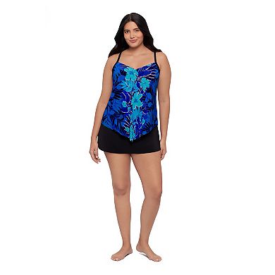 Women's Trimshaper Hank Tankini Swim Top