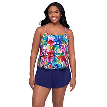 Women's Trimshaper Roxy Romper Swimsuit