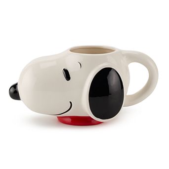 Peanuts Snoopy Face Sculpted Ceramic Mug