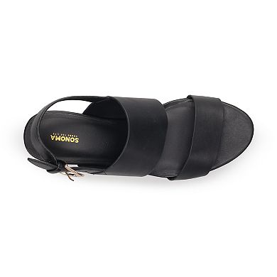 Sonoma Goods For Life® Two-Strap Women's Platform Sandals