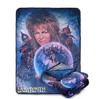 Jim Henson's Labyrinth Fleece Softest Comfy Throw Blanket For Adults & Kids, Measures 60 X 45 in