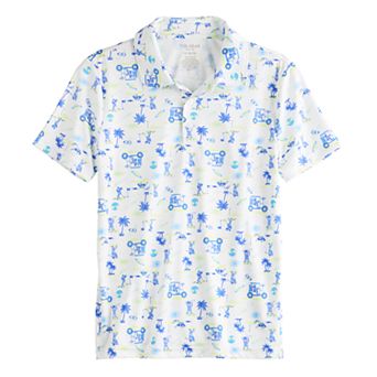 Boys 8-20 Tek Gear® Dry Tek Printed Polo in Regular & Husky