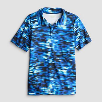 Boys 8-20 Tek Gear® Dry Tek Printed Polo in Regular & Husky