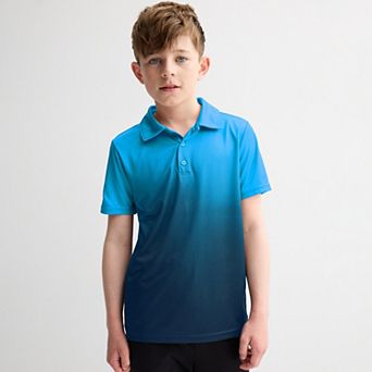 Boys 8-20 Tek Gear® Dry Tek Printed Polo in Regular & Husky