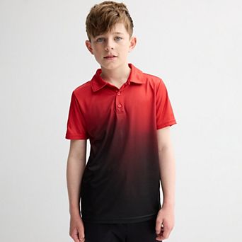 Boys 8-20 Tek Gear® Dry Tek Printed Polo in Regular & Husky