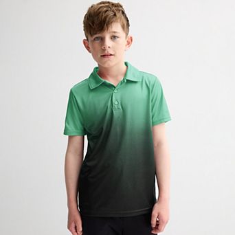 Boys 8-20 Tek Gear® Dry Tek Printed Polo in Regular & Husky