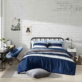 Nautica Heathered Block Comforter Set