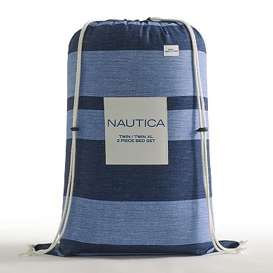 Nautica Longpoint Striped Comforter Set with Shams
