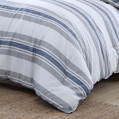 Nautica Bay Shore Striped Comforter Set with Shams