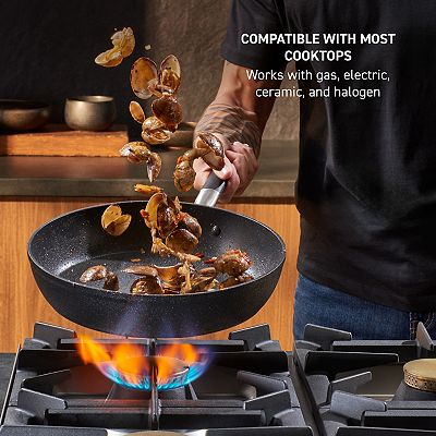 T-fal 12点セット T-Fal Stone Force Platinum Non-Stick 12-Piece Cookware Set