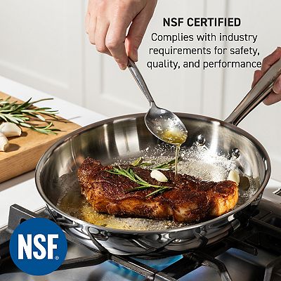 T-Fal Pro Tri-Ply Stainless Steel 10-Piece Cookware Set