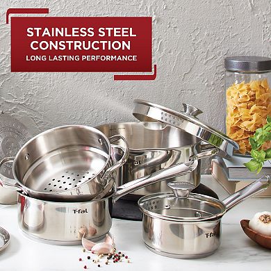 T-Fal Stainless Steel 20-Piece Cookware Set