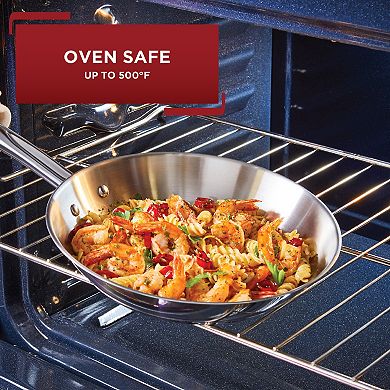 T-Fal Stainless Steel 20-Piece Cookware Set