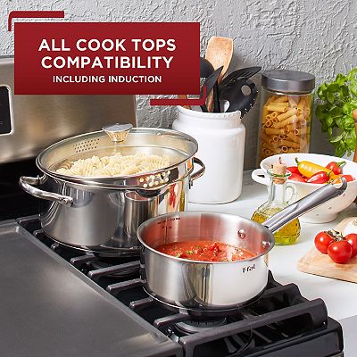 T-Fal Stainless Steel 20-Piece Cookware Set