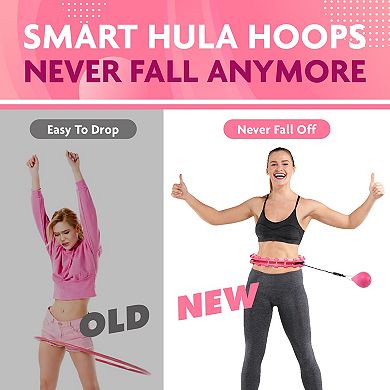 TGU Smart Weighted Hula Hoop with Built-In Timer