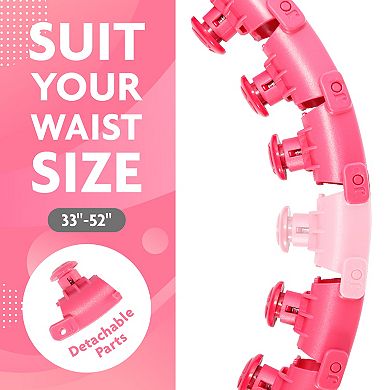 TGU Smart Weighted Hula Hoop with Built-In Timer