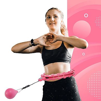 TGU Smart Weighted Hula Hoop with Built-In Timer