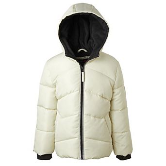 Girls 7-16 Pink Platinum Puffer Jacket