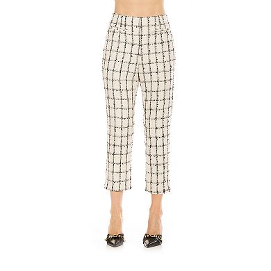 Women's ALEXIA ADMOR Clio Tapered Pants with Contrast Welt Pocket Detail