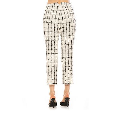 Women's ALEXIA ADMOR Clio Tapered Pants with Contrast Welt Pocket Detail