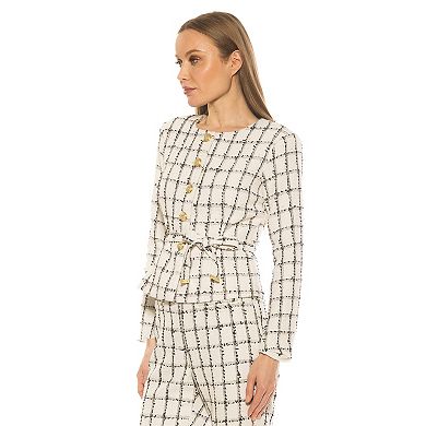 Women's ALEXIA ADMOR Arjun Long Sleeve Jacket with Waist Tie