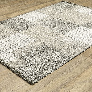 StyleHaven Garabaldi Textured Geometric Square Indoor/Outdoor Area Rug