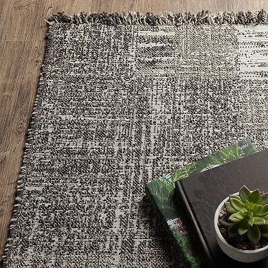 StyleHaven Garabaldi Textured Geometric Square Indoor/Outdoor Area Rug