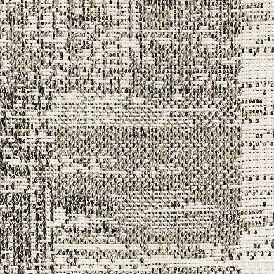 StyleHaven Garabaldi Textured Geometric Square Indoor/Outdoor Area Rug