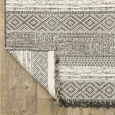 StyleHaven Garabaldi Southwestern Influence Indoor/Outdoor Area Rug