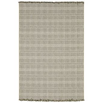 StyleHaven Garabaldi Geometric Lines Indoor/Outdoor Area Rug