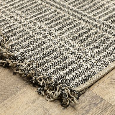 StyleHaven Garabaldi Geometric Lines Indoor/Outdoor Area Rug
