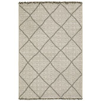 StyleHaven Garabaldi Large Diamond Lattice Indoor/Outdoor Area Rug