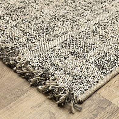StyleHaven Garabaldi Faded Textures Indoor/Outdoor Area Rug