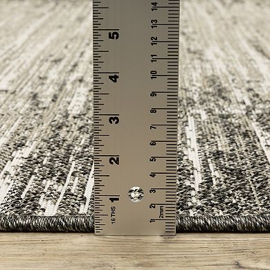 StyleHaven Garabaldi Weathered Textures Indoor/Outdoor Area Rug