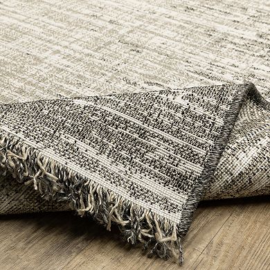 StyleHaven Garabaldi Weathered Textures Indoor/Outdoor Area Rug