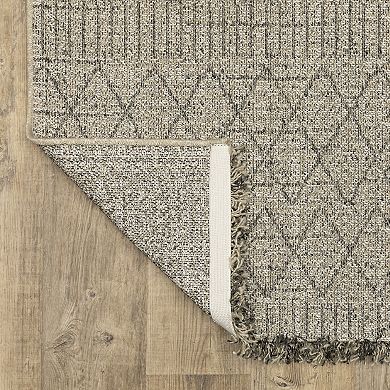 StyleHaven Garabaldi Textured Geometric Indoor/Outdoor Area Rug