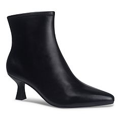 Womens Black Booties Dress Ankle Boots Shoes Kohl s