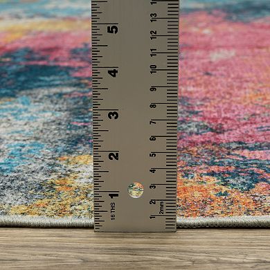 StyleHaven Sawyer Abstract Impressions Machine Washable Area Rug