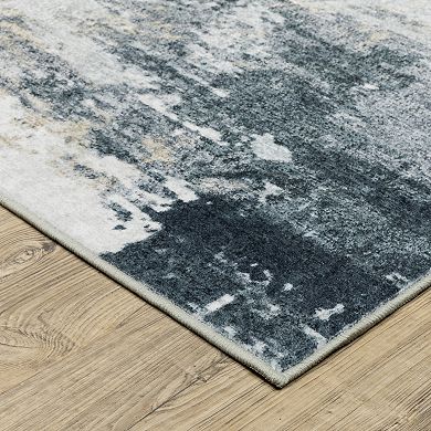 StyleHaven Sawyer Abstract Shadows Machine Washable Area Rug
