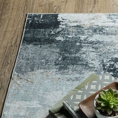 StyleHaven Sawyer Abstract Shadows Machine Washable Area Rug