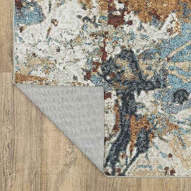 StyleHaven Sawyer Abstract Elements Machine Washable Area Rug