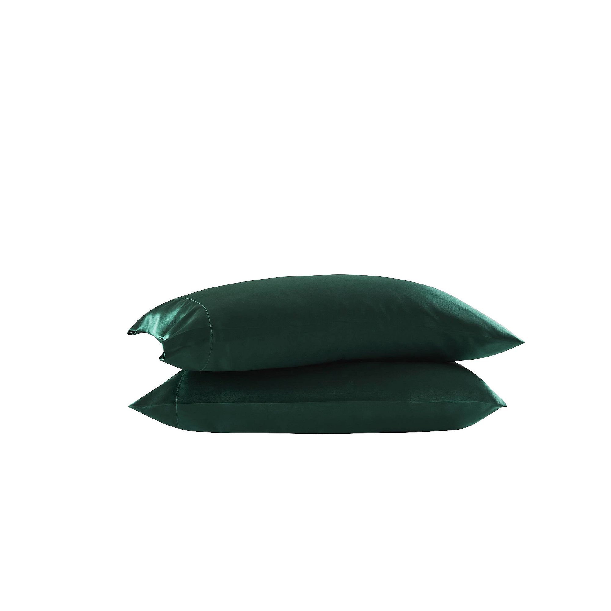 Madison Park Essentials Satin Luxury Pillowcases, Green