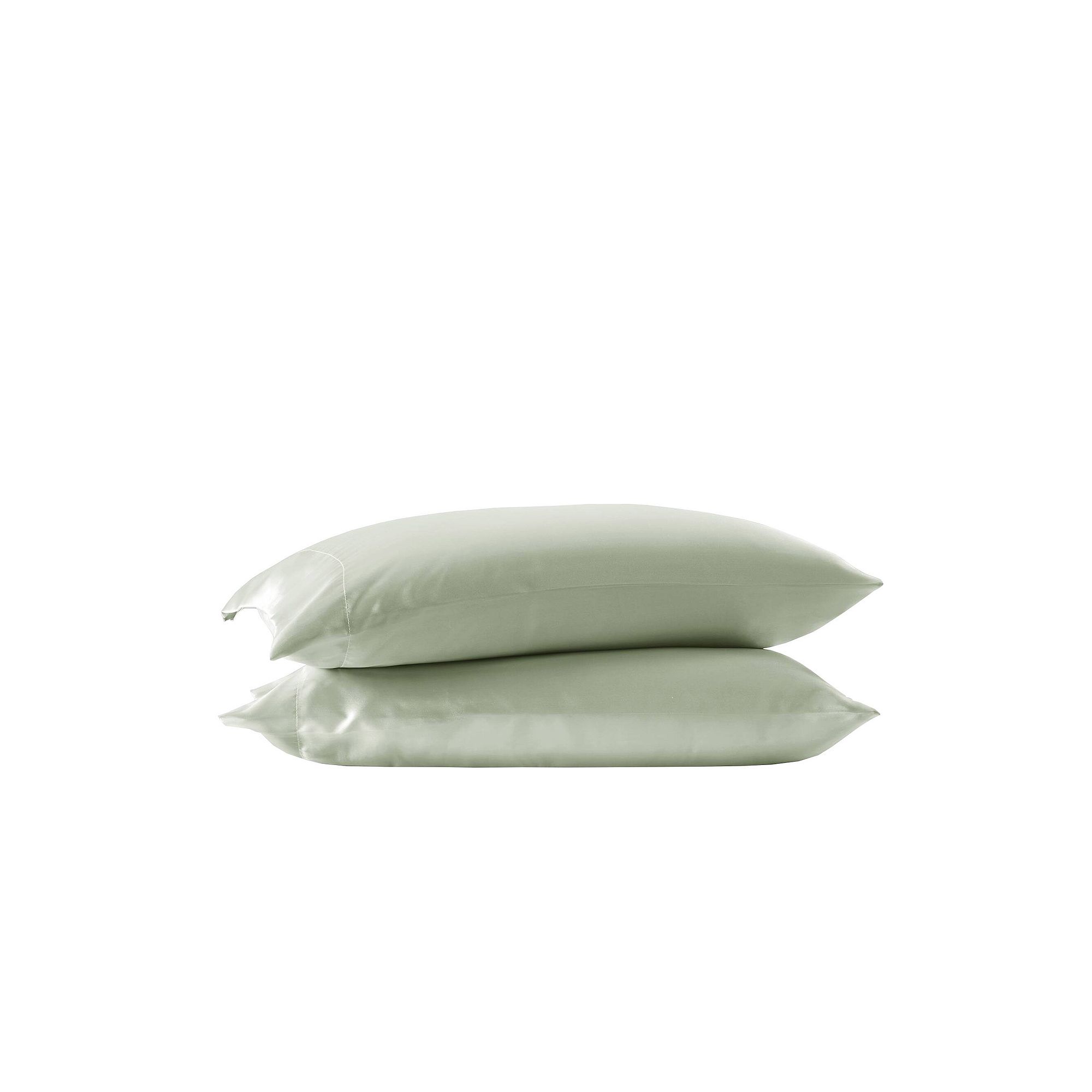 Madison Park Essentials Satin Luxury Pillowcases, Green